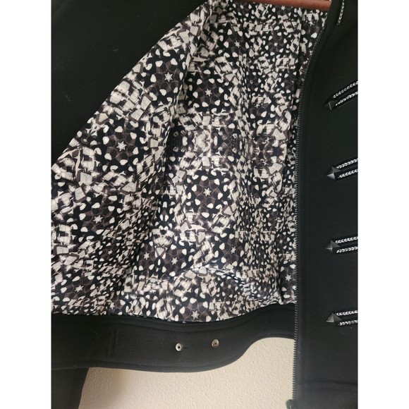 Seventy Two Changes Womens Black Full Zip Band Jacket Size 6 - Picture 6 of 6